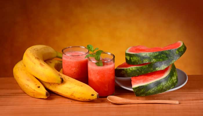 Leia mais sobre o artigo Drink com Melancia e Banana, Aprenda A Fazer este Drink Tropical