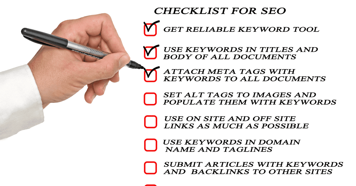 seo checklist guia completo de seo o passo a passo 1 para otimizar seu blog ou site