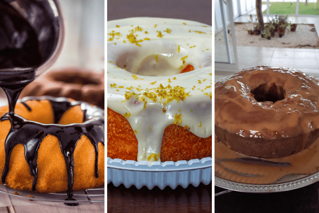 4 sabores de bolo caseiro