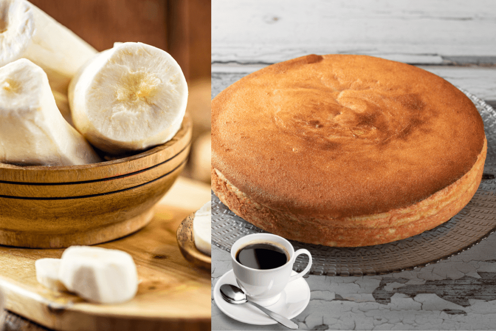 Leia mais sobre o artigo Bolo de mandioca sem ovo rápido e pratico: só faço essa receita e toda família adora