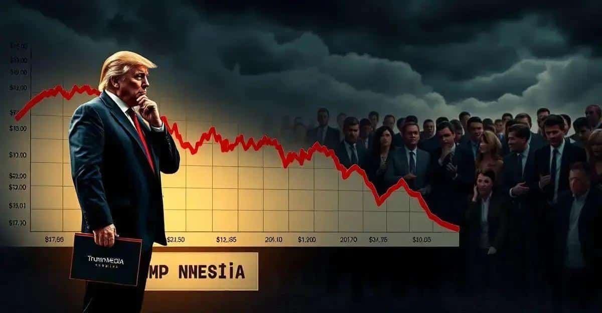 Você está visualizando atualmente Ações Trump Media: Queda Recorde Enquanto Donald Trump Mantém Participações