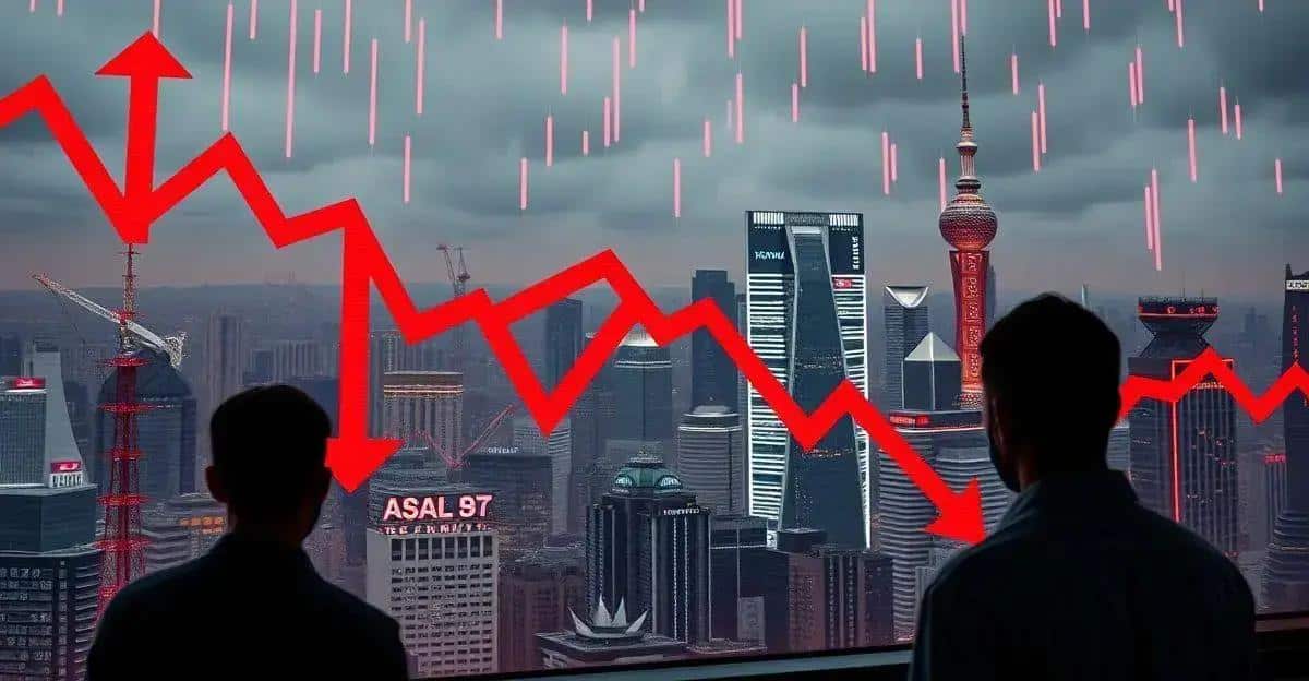 No momento, você está visualizando Mercado de Ações Hoje: Queda nos Mercados Asiáticos Após Perdas em Wall Street