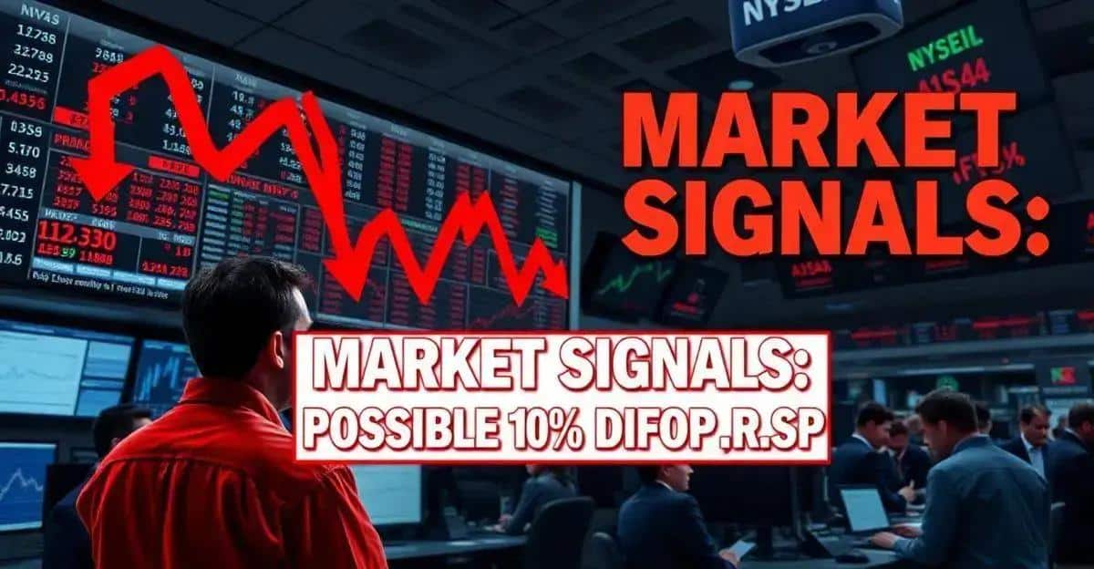 sinal do mercado de acoes possivel queda de 10 a vista