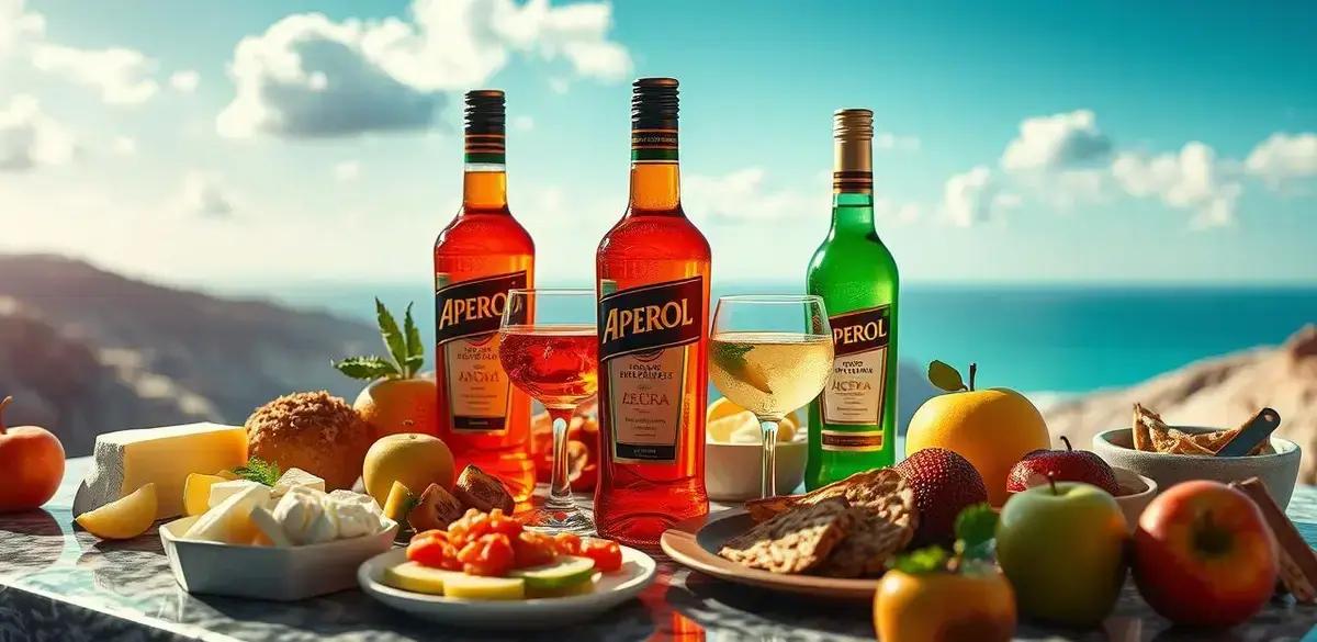 Harmonização de sabores com Aperol e maçã verde