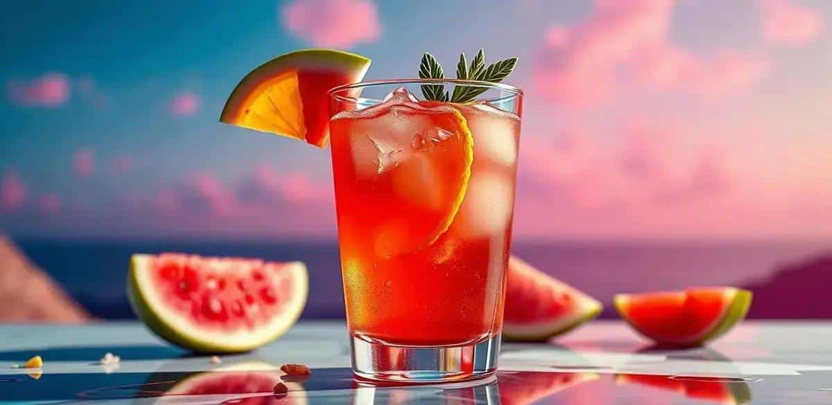 aperol com suco de melancia e raspas de limao a combinacao perfeita