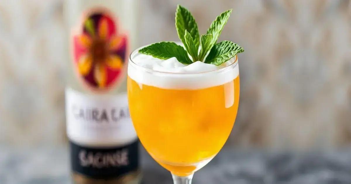 Ingredientes da Cachaça com Maracujá e Espuma de Coco