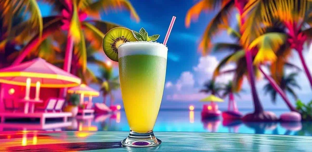 No momento, você está visualizando Mocktail de Kiwi com Espuma de Coco: Refresque-se com o Delicioso Drink