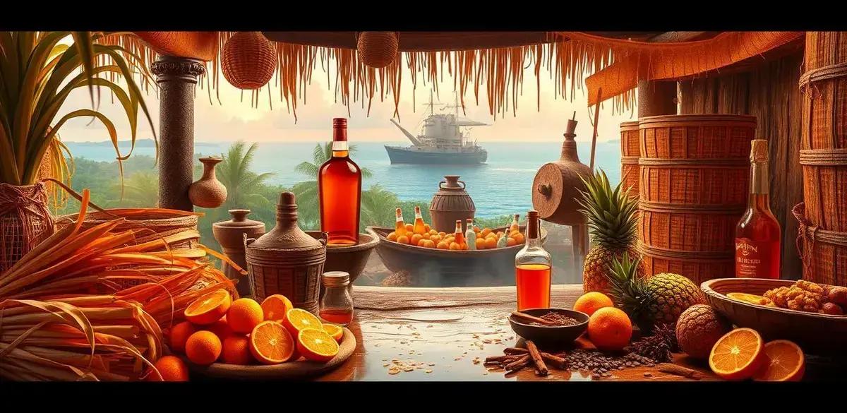 História do Rum e sua Relação com Frutas e Especiarias