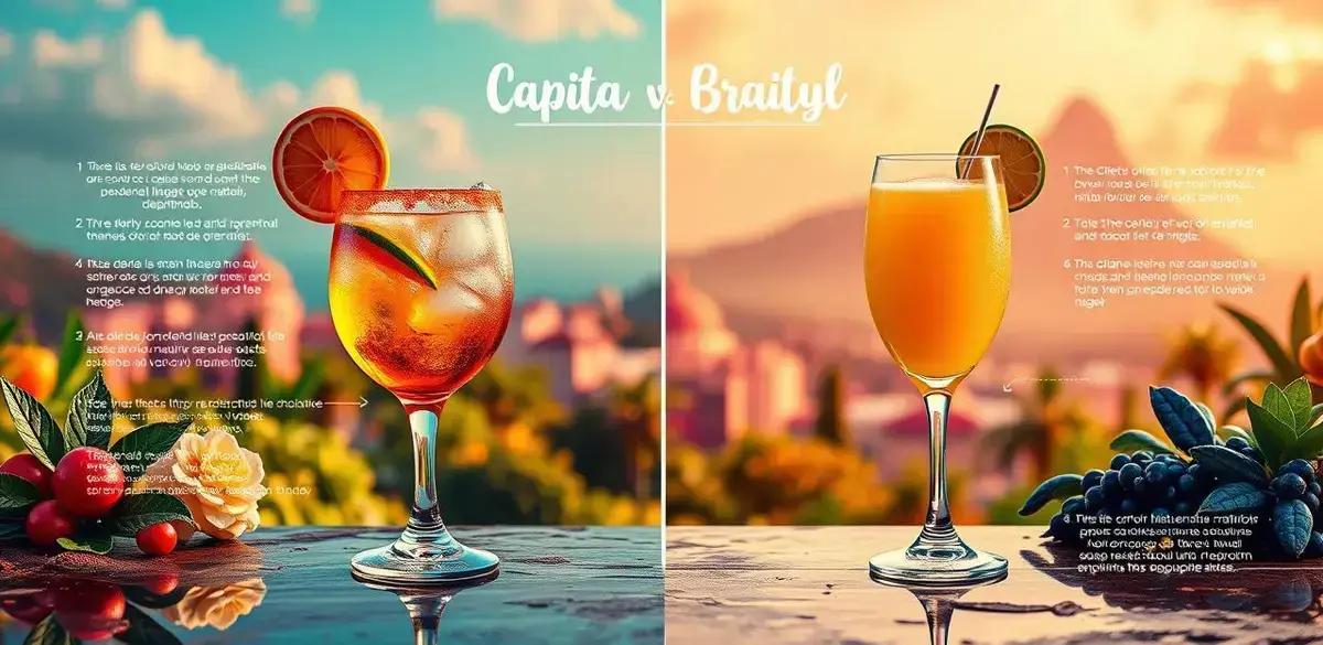 Diferença entre Caipiríssima e Caipirinha