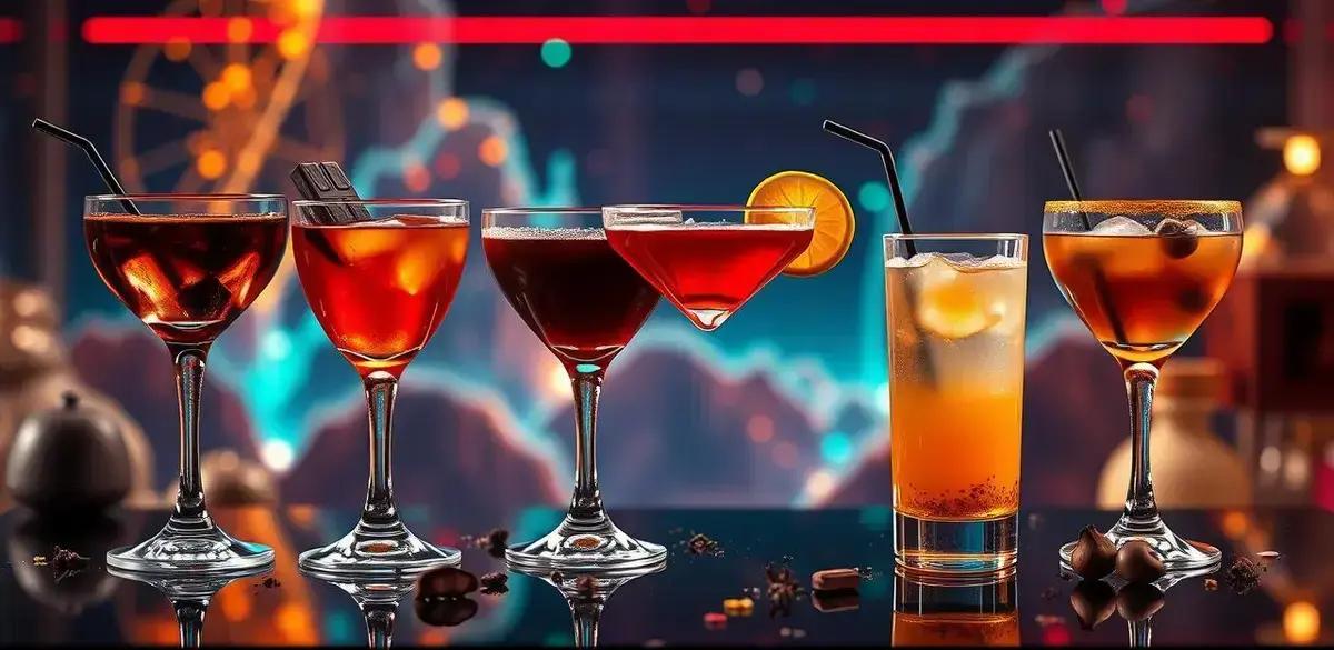 Variações do Drink com Chocolates Diferentes