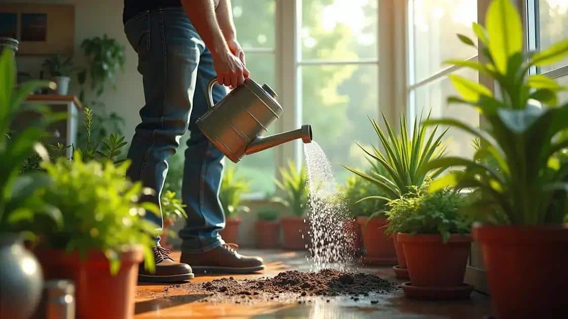 dicas para regar corretamente