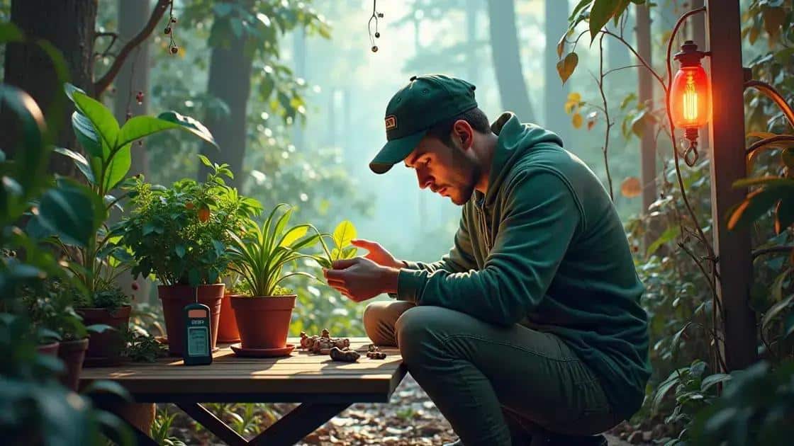 como identificar as necessidades das plantas