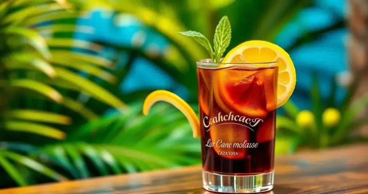 Ingredientes para Cachaça com Limão e Melado de Cana