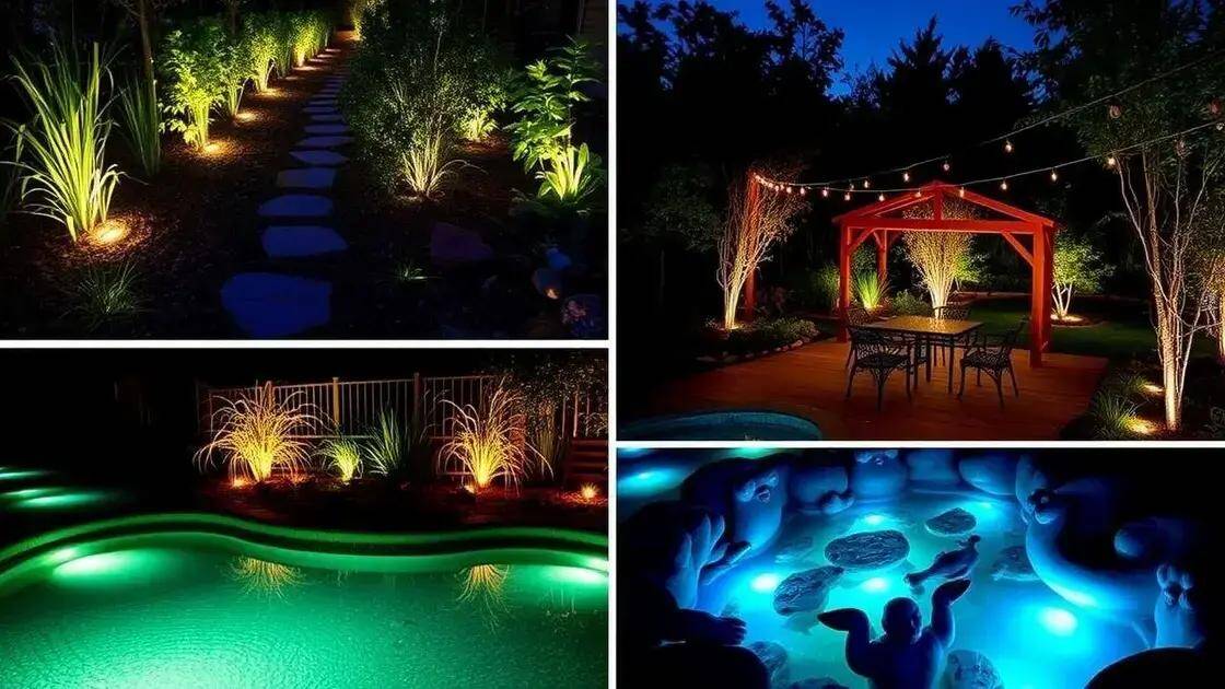 inspirando-se em projetos de jardim iluminado