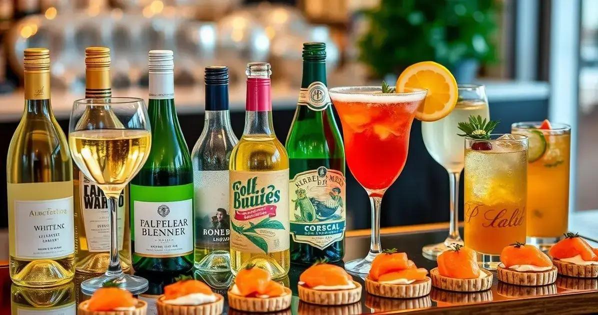 Sugestões de Bebidas para Combinar