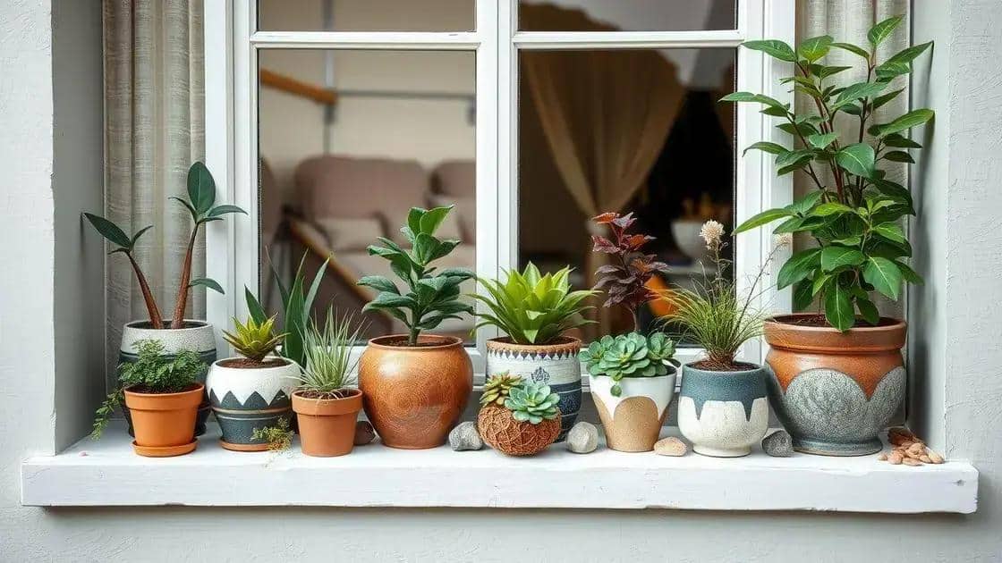 jardim no parapeito: onde usar e como decorar