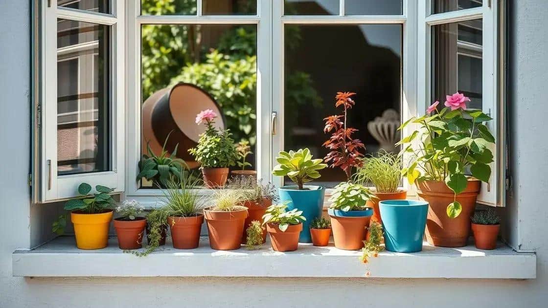 como aproveitar janelas para cultivar plantas