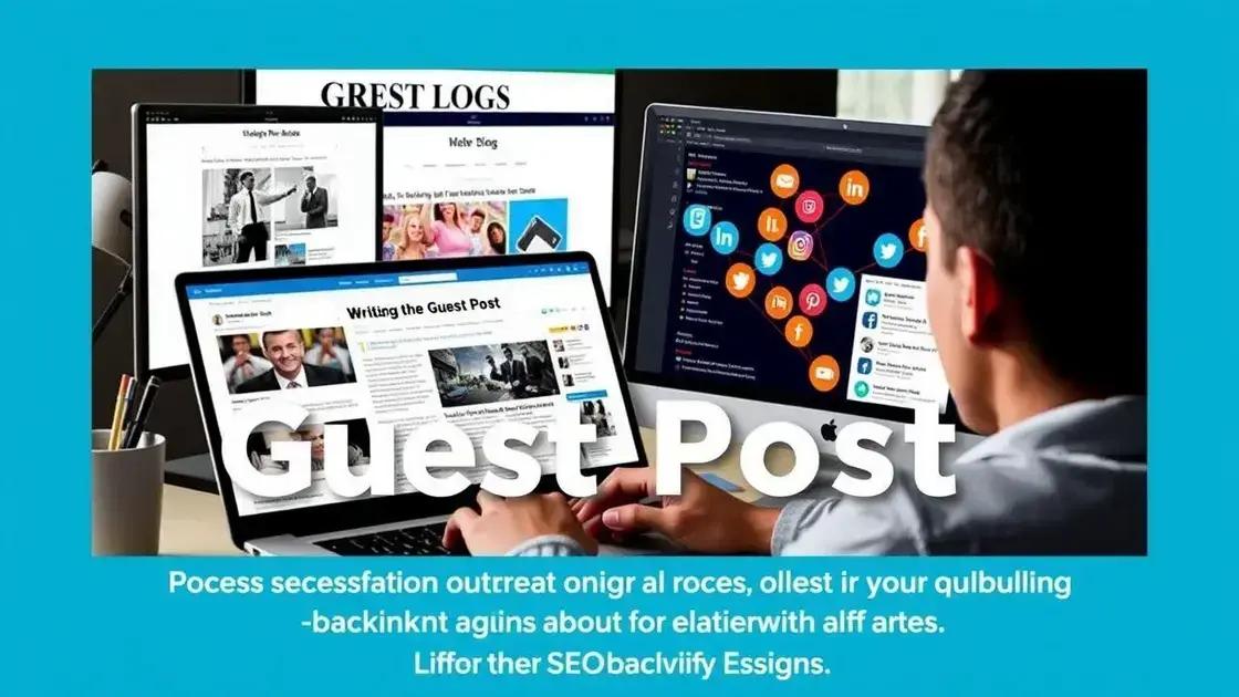 Explorando guest posts para ganhar autoridade na prática