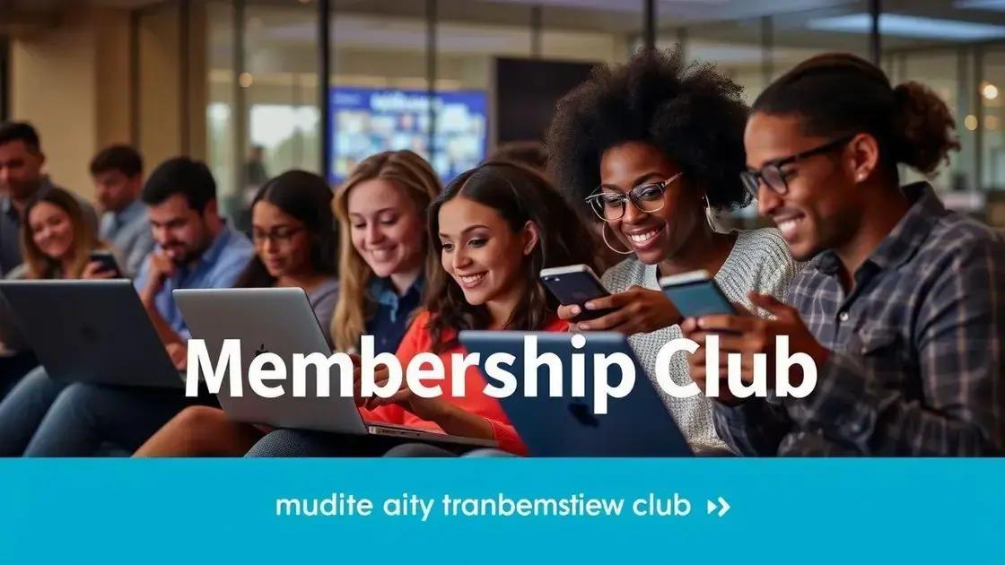 como criar um clube de membros e monetizar com conteudo