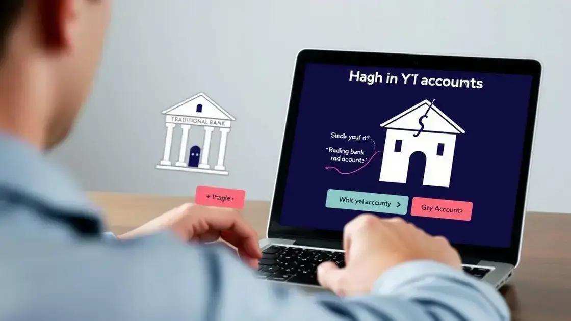 Comparação entre contas remuneradas e tradicionais