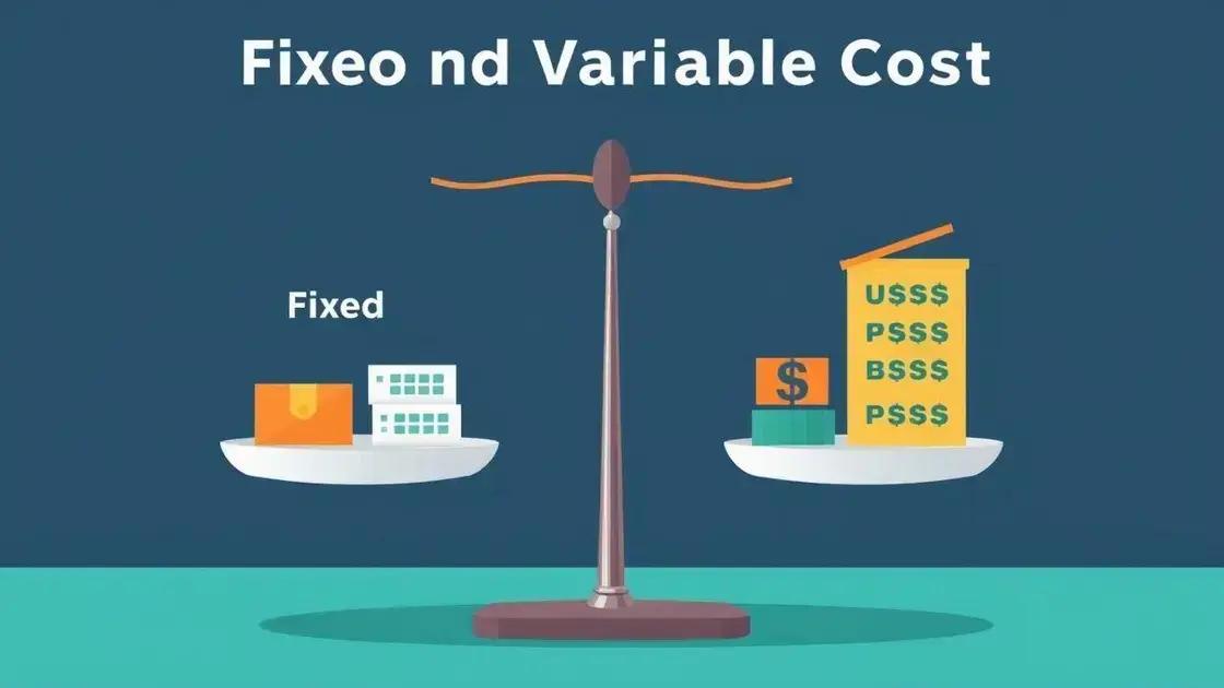 Definição de custos fixos e variáveis