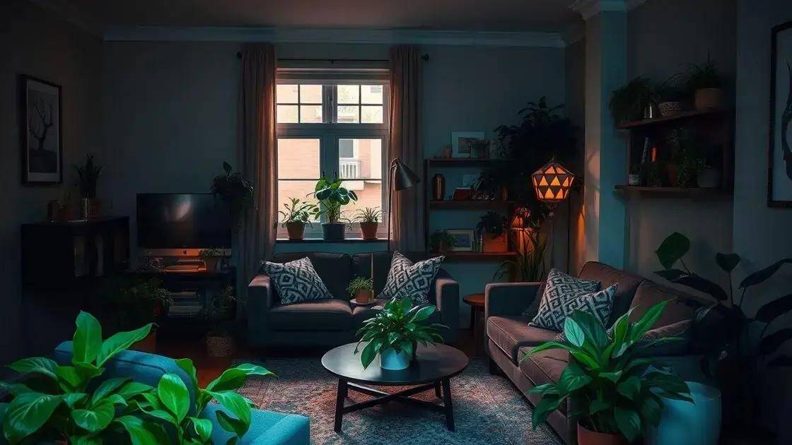 Plantas ideais para salas escuras