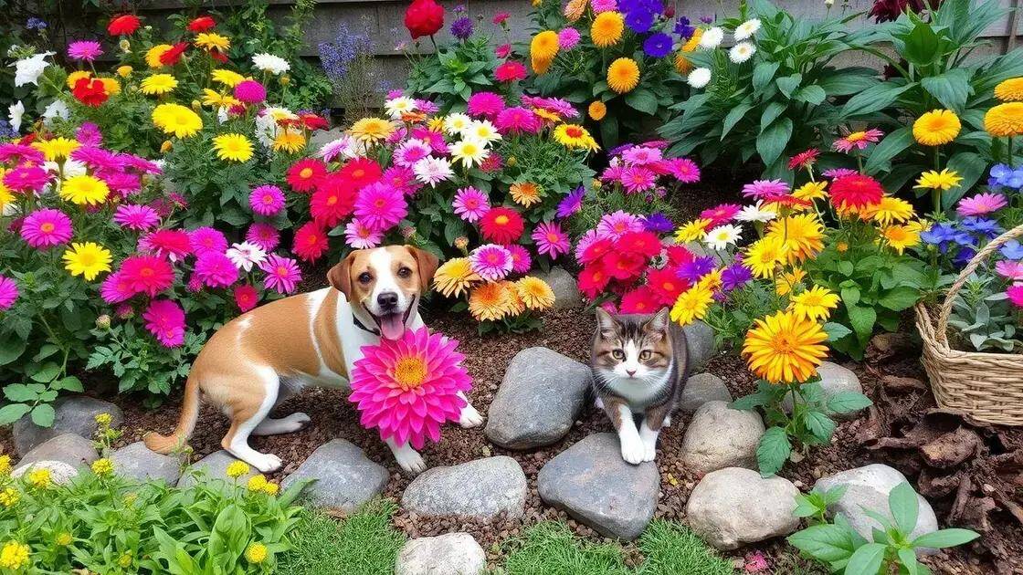 Como criar um jardim colorido e seguro