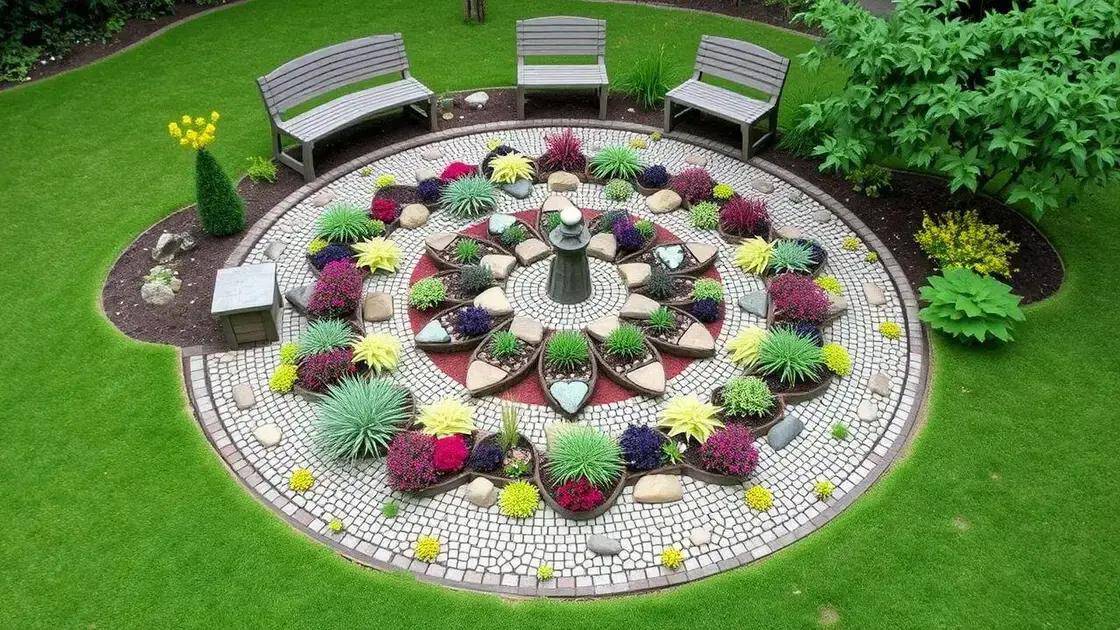 Dicas para planejar seu jardim mandala