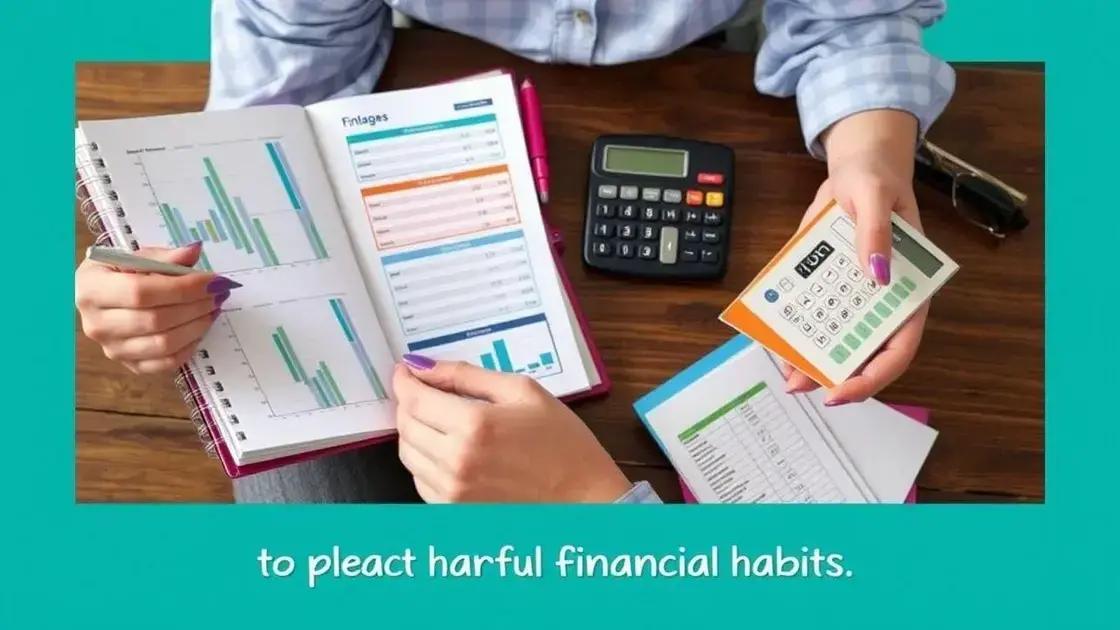 Estratégias para substituir hábitos financeiros prejudiciais