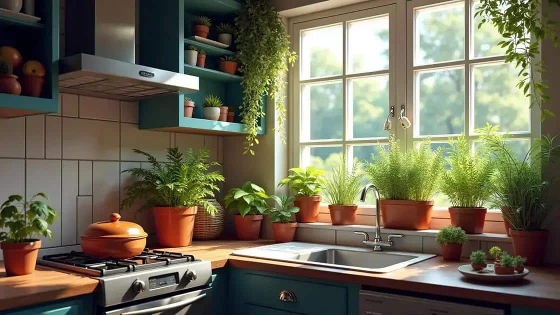 Benefícios das ervas na decoração da cozinha