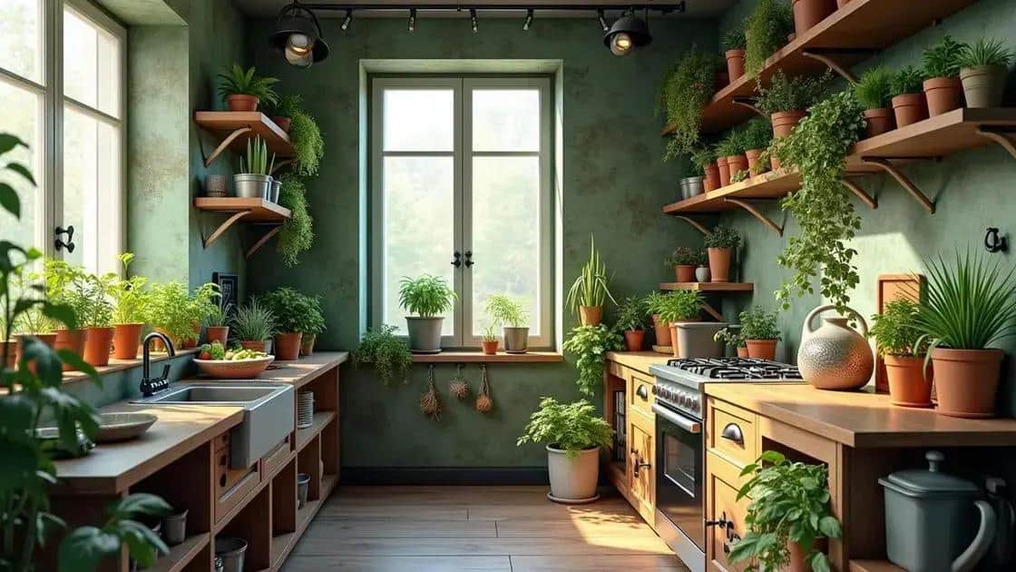 Inspirações de decoração com ervas na cozinha
