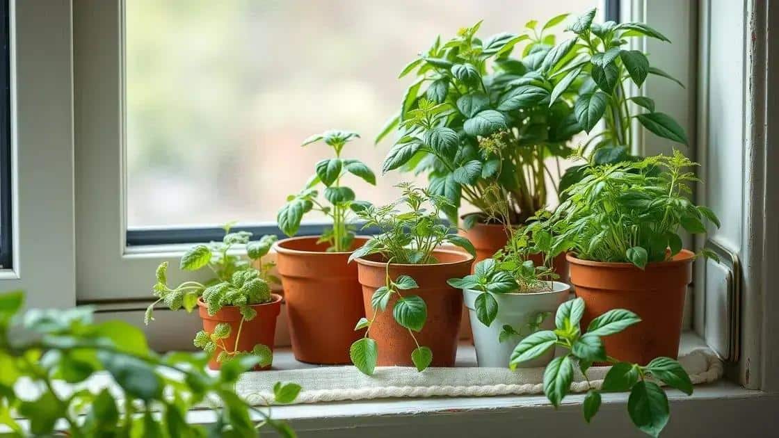 Benefícios de cultivar ervas em casa