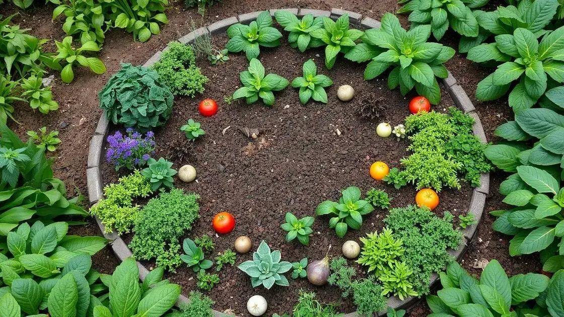 mandala produtiva o design circular que maximiza a colheita e minimiza o trabalho