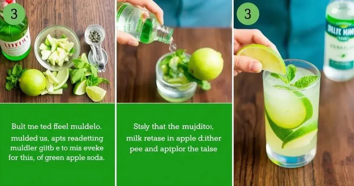 Método de Preparo do Mojito Refrescante