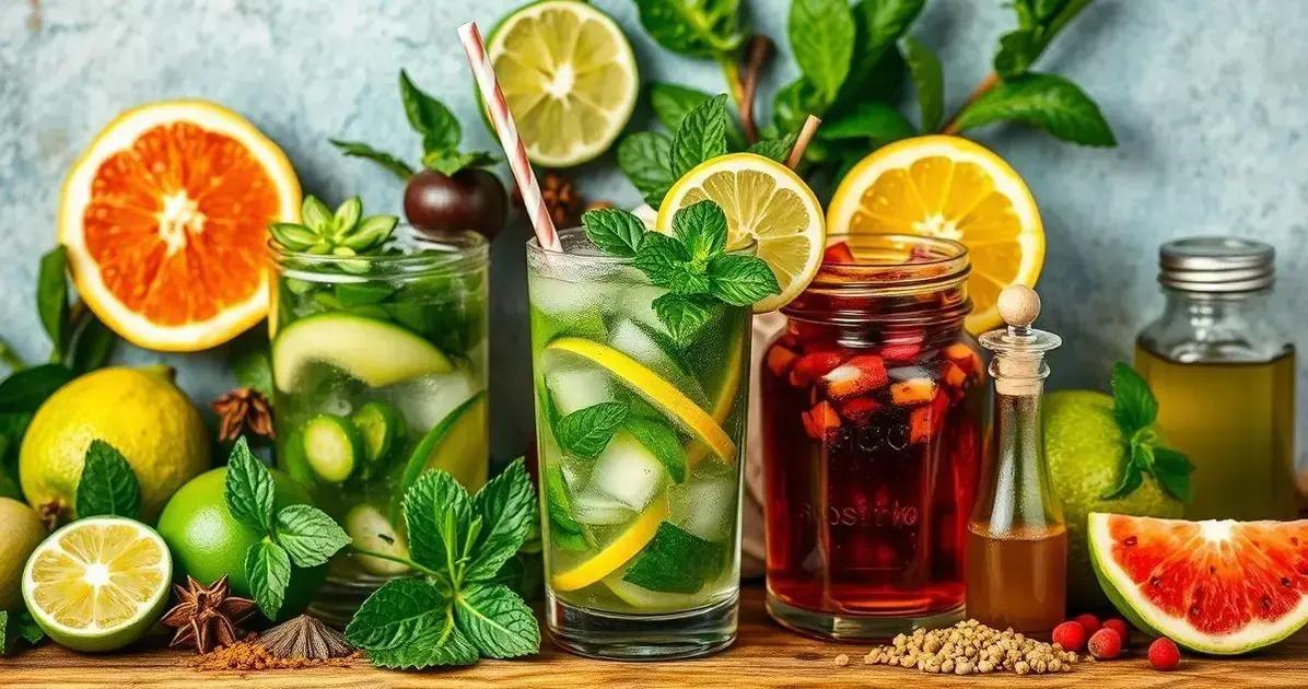 Misturando sabores: Mojito com ingredientes especiais
