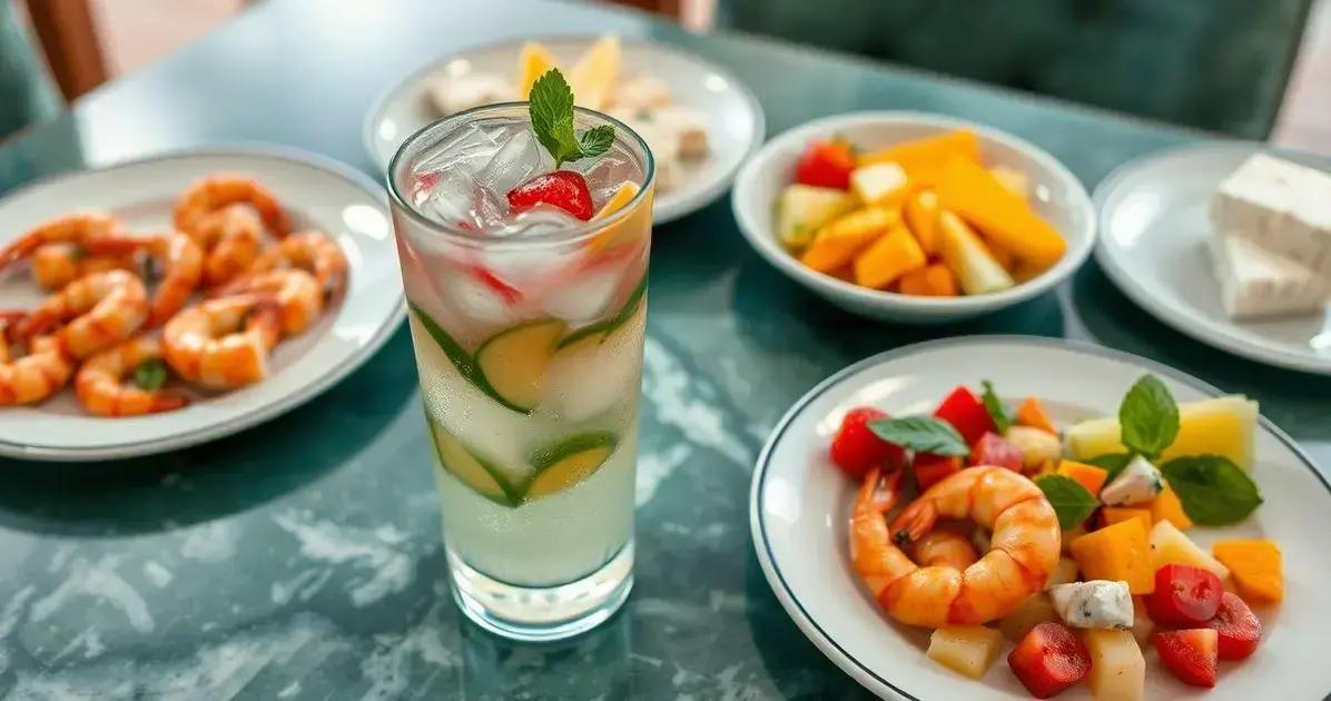 Harmonização do Mojito de Hibisco