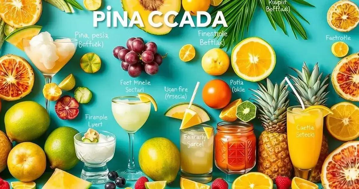 Dicas para Variar a Receita da Piña Colada