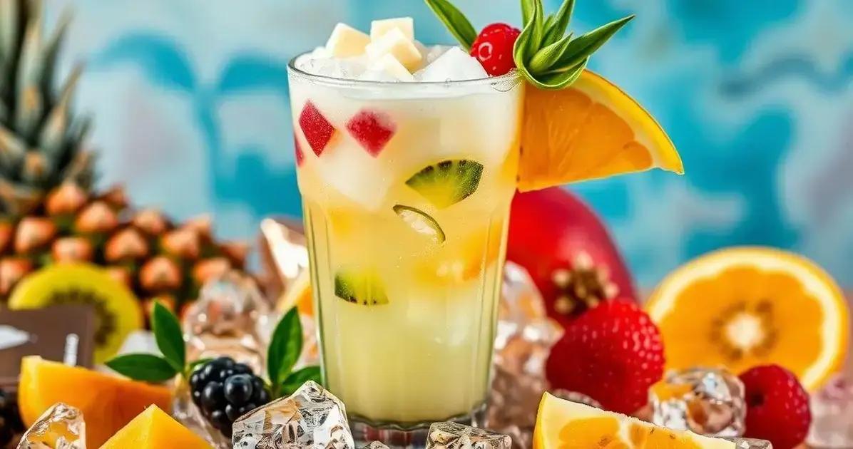 pina colada com licor de menta e chocolate branco uma surpreendente mistura