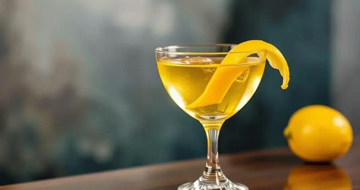sidecar com toque de limao siciliano o coquetel perfeito para surpreender