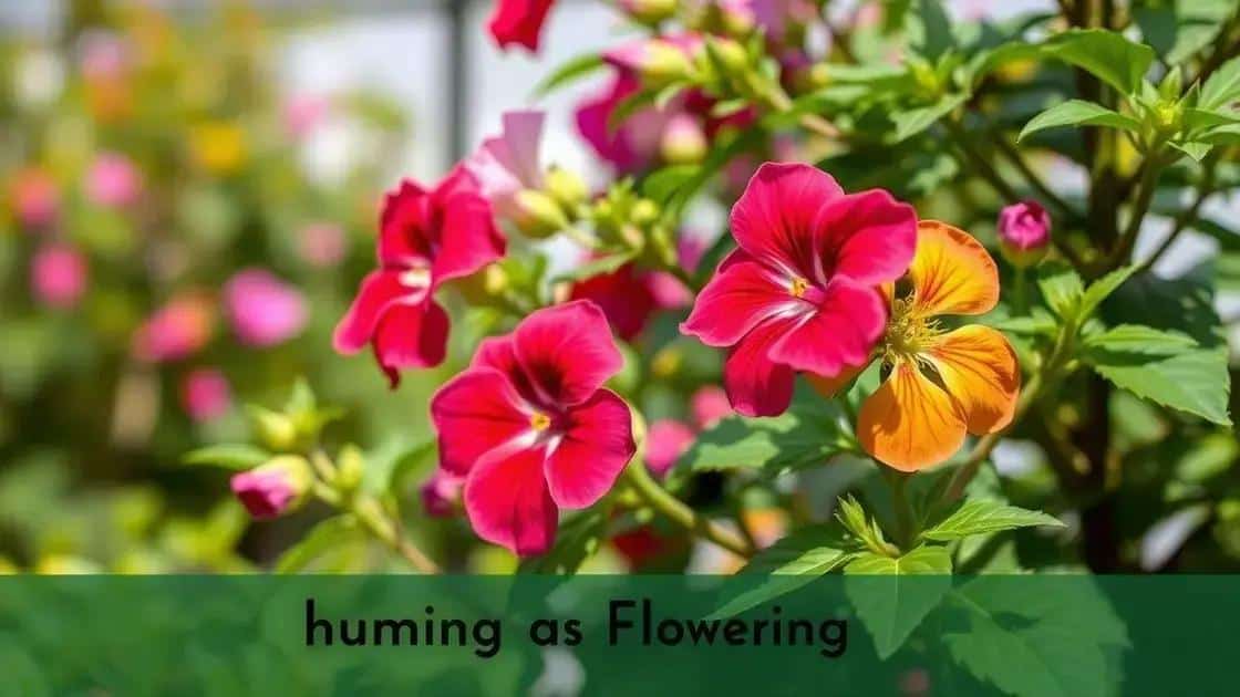 Como a floração revela a saúde das plantas