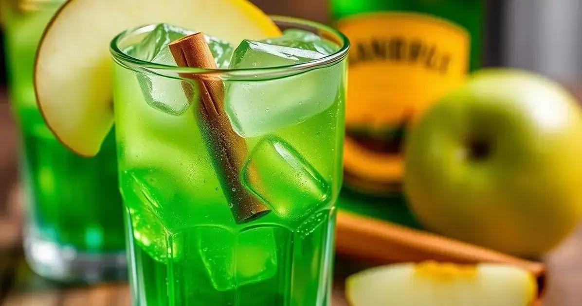 No momento, você está visualizando Whisky com Soda de Maçã Verde e Canela: Aprenda a Preparar Este Drink Delicioso