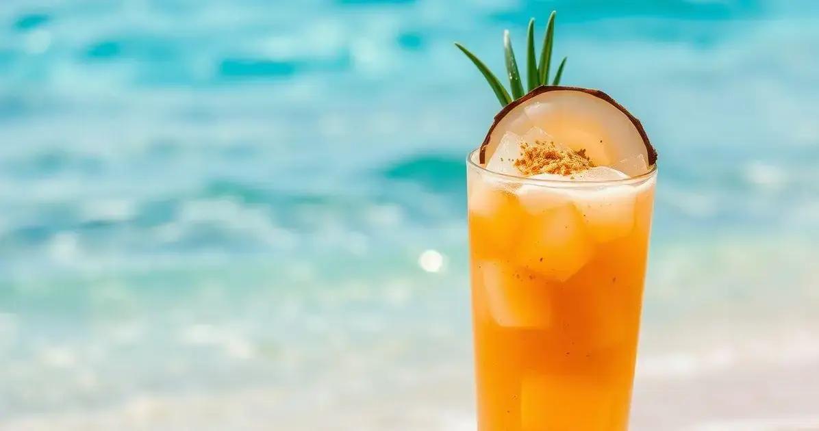 rum com coco e noz moscada a mistura perfeita para achar o seu prazer