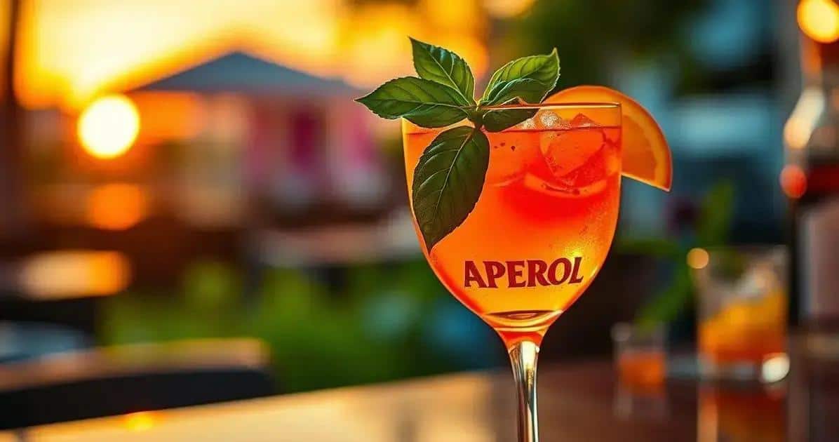 Leia mais sobre o artigo Aperol com Refrigerante de Tangerina e Manjericão: A Combinação Refrescante que Você Precisa Conhecer