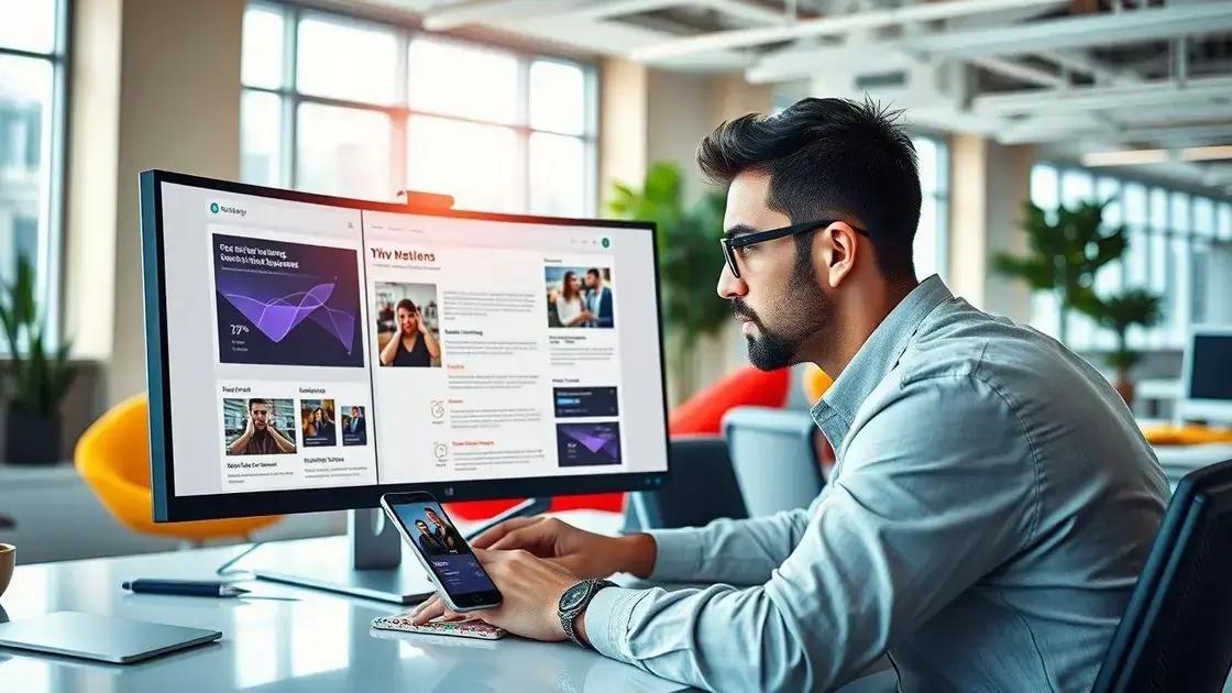 Dicas para melhorar conteúdo e experiência do usuário
