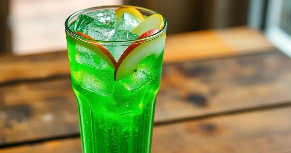 Leia mais sobre o artigo ICE com refrigerante de maçã verde: A bebida que você precisa experimentar!
