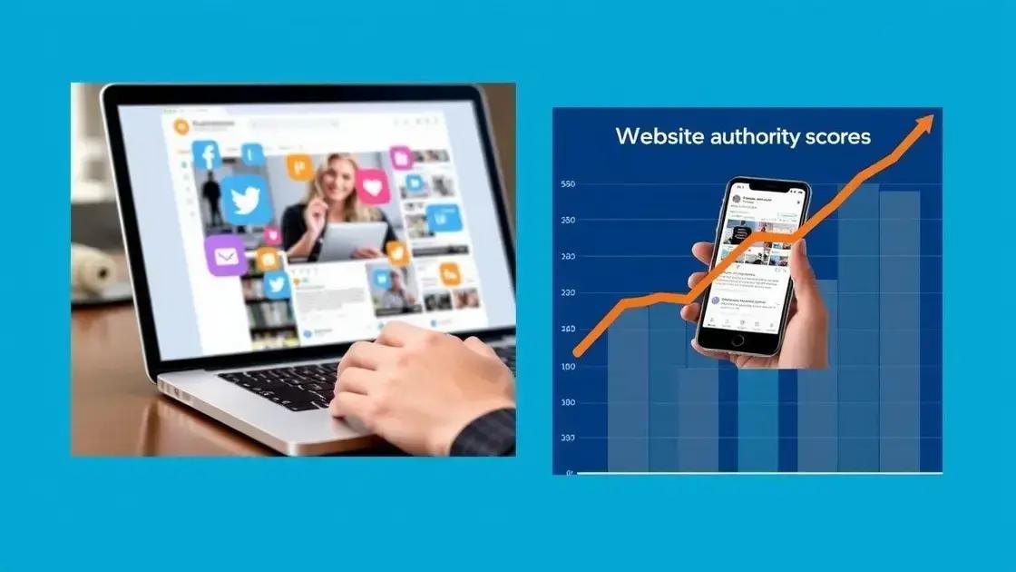 Como as redes sociais influenciam a autoridade do seu site