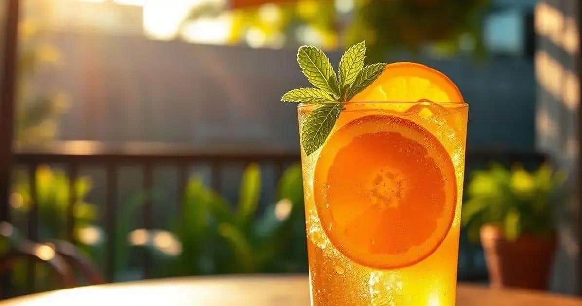 Leia mais sobre o artigo Vodka com Refrigerante de Gengibre e Laranja: Uma Combinação Refrescante