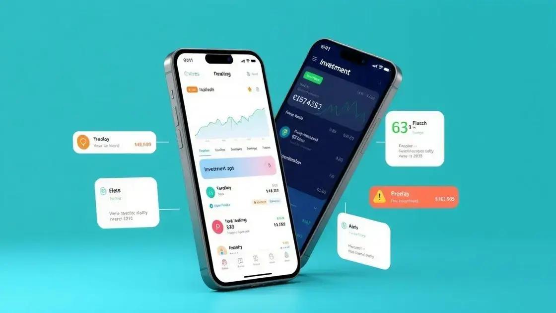 Funcionalidades essenciais em apps de investimento
