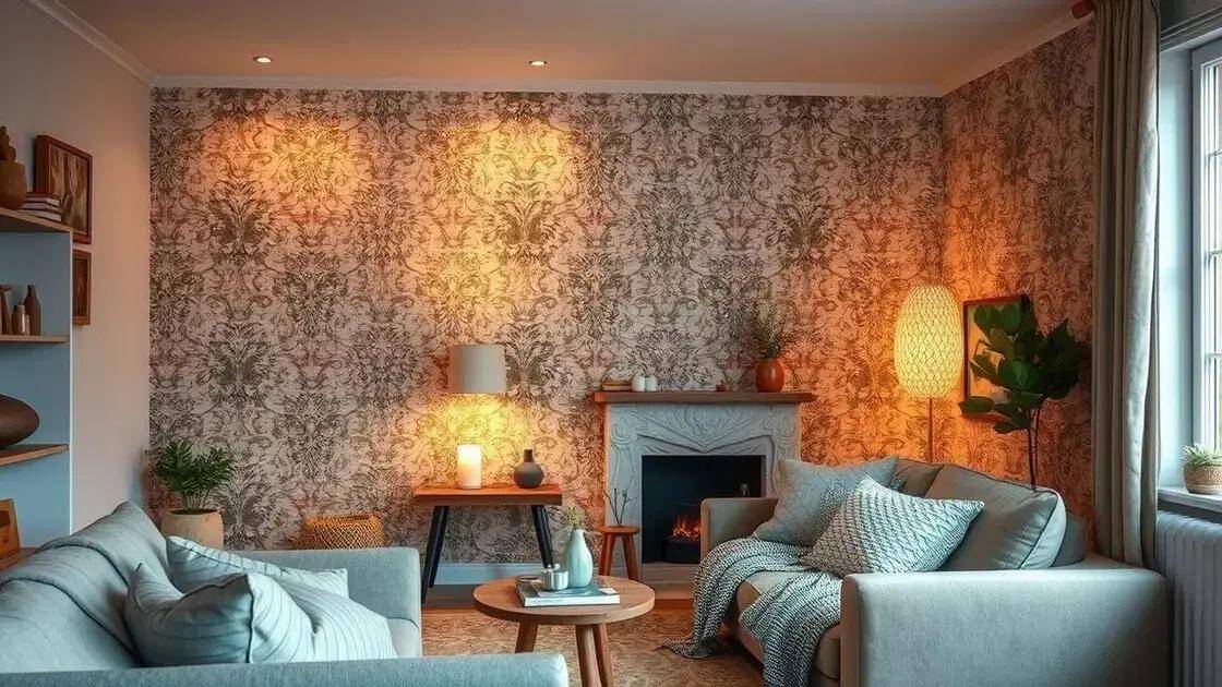 O que é papel de parede removível artesanal
