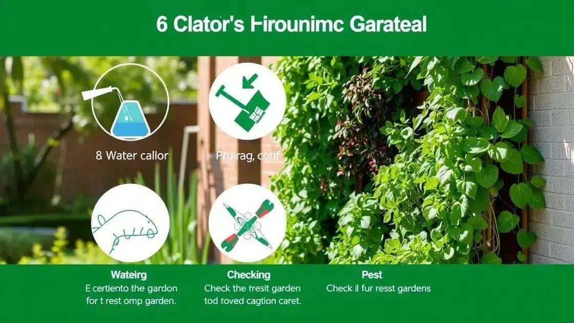 Cuidados essenciais para manter sua horta vertical